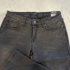 Lucky Brand women’s jeans Lolita low rise skinny ankle length size 6/28 black
